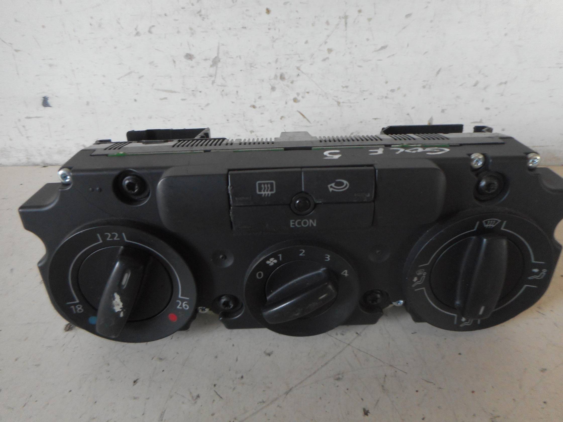 Blocco comando climatizzazione